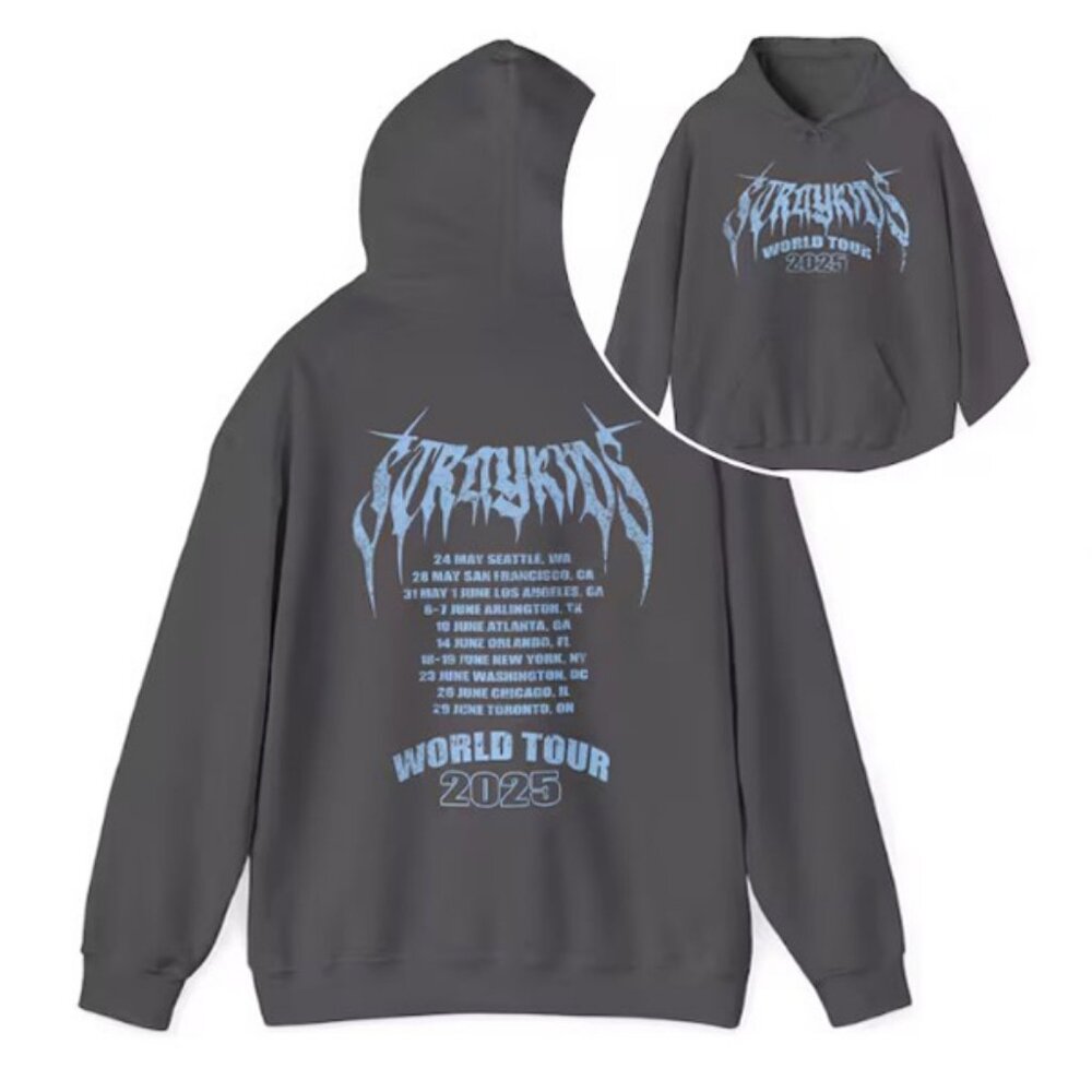 Stray Kids dominATE SKZOO World Tour 2025 Hoodie – K-Pop Concert Pullover
